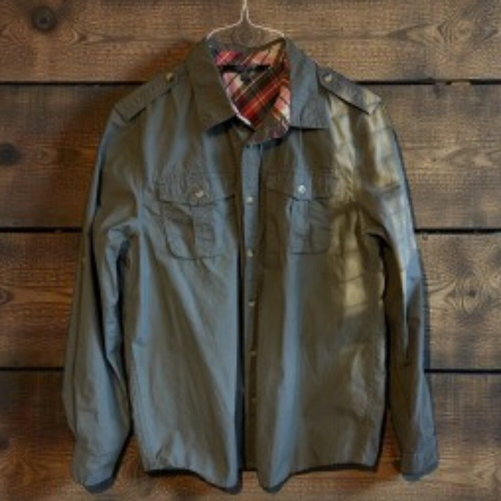 Coupe Collection Casual LS Shirt - Size Large - Very Slim Cut